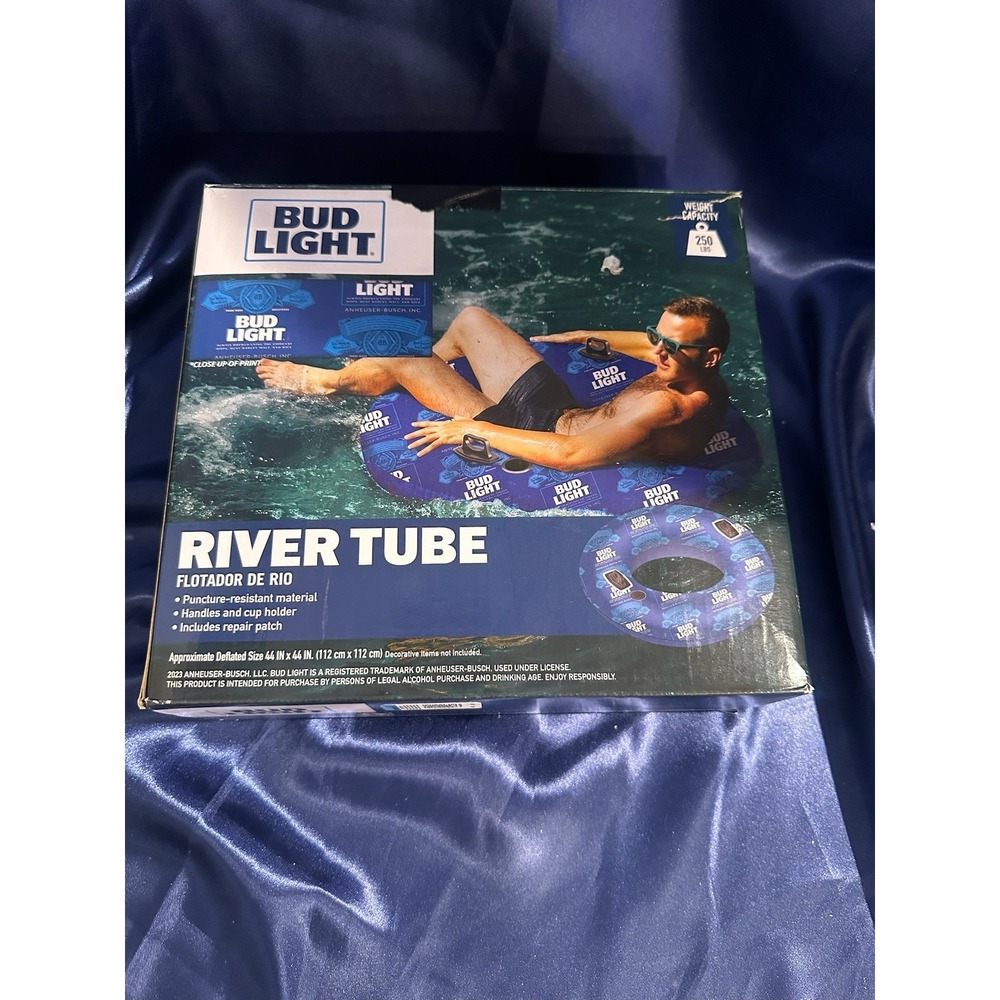 Bud Light 44"x44" River Tube New In Box - Never Used
